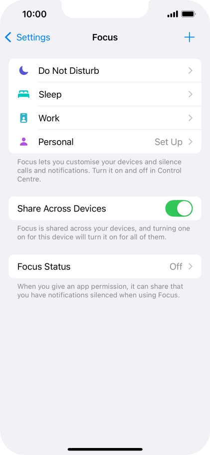 Press Do Not Disturb.