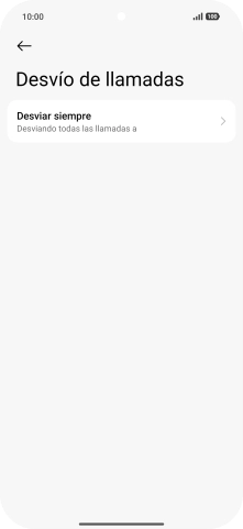 Pulsa el tipo de desvío deseado.