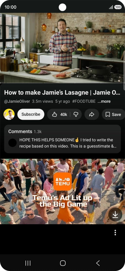 Press and hold the Home key to activate Gemini.