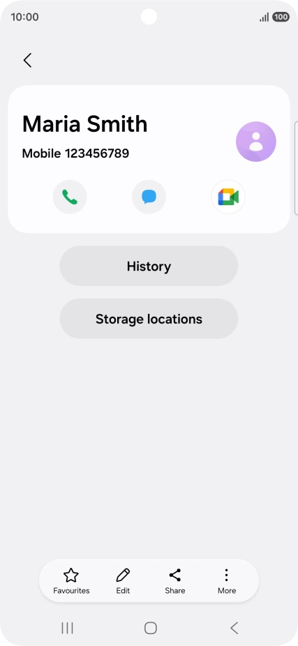 Press the Home key to return to the home screen.