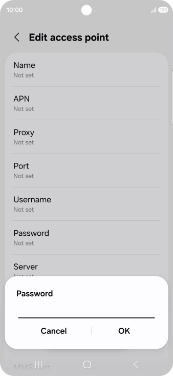 Key in wap and press OK.