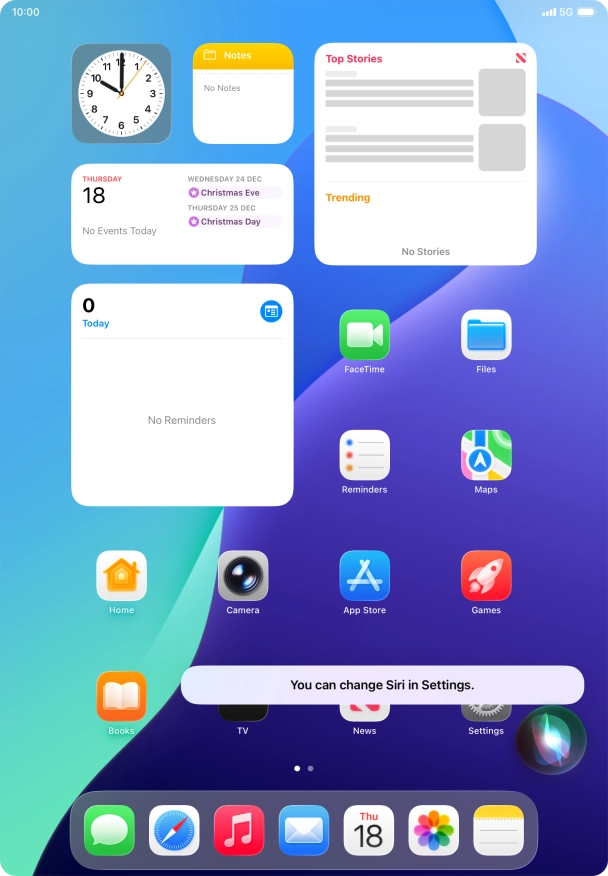Ask questions about functions and settings on your tablet.