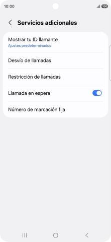 Pulsa el indicador junto a 
