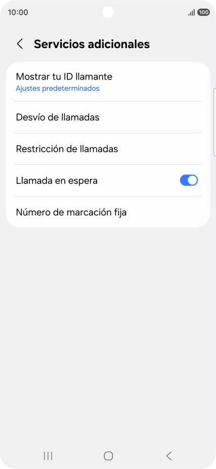 Pulsa el indicador junto a 