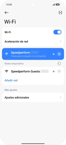 Desliza el dedo hacia arriba desde la parte inferior de la pantalla para terminar y volver a la pantalla de inicio.