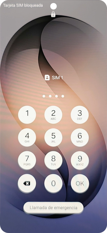 Si lo solicita el teléfono, introduce el código PIN y pulsa OK.