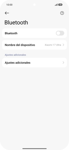 Pulsa el indicador junto a 