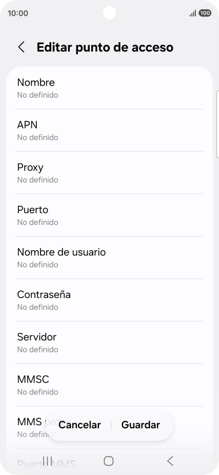Pulsa Nombre.