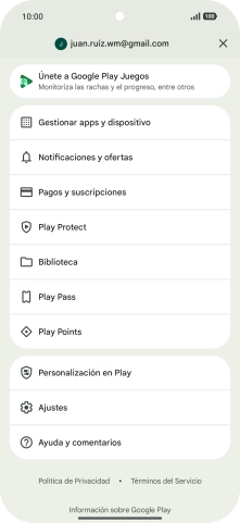 Pulsa Gestionar apps y dispositivo.