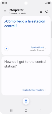 Follow the instructions on the screen to select the required language settings and use the function.