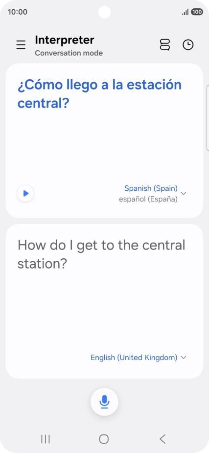 Follow the instructions on the screen to select the required language settings and use the function.