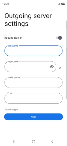 Press the field below 
