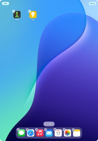 Press Done.