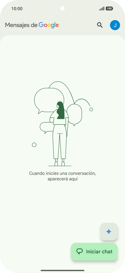 Pulsa el icono de perfil.