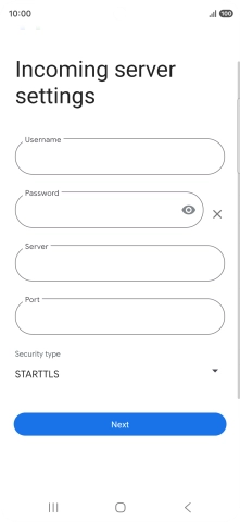 Press the field below 