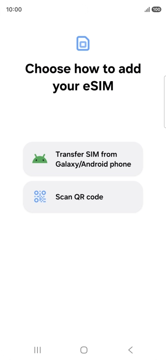 Press Scan QR code.