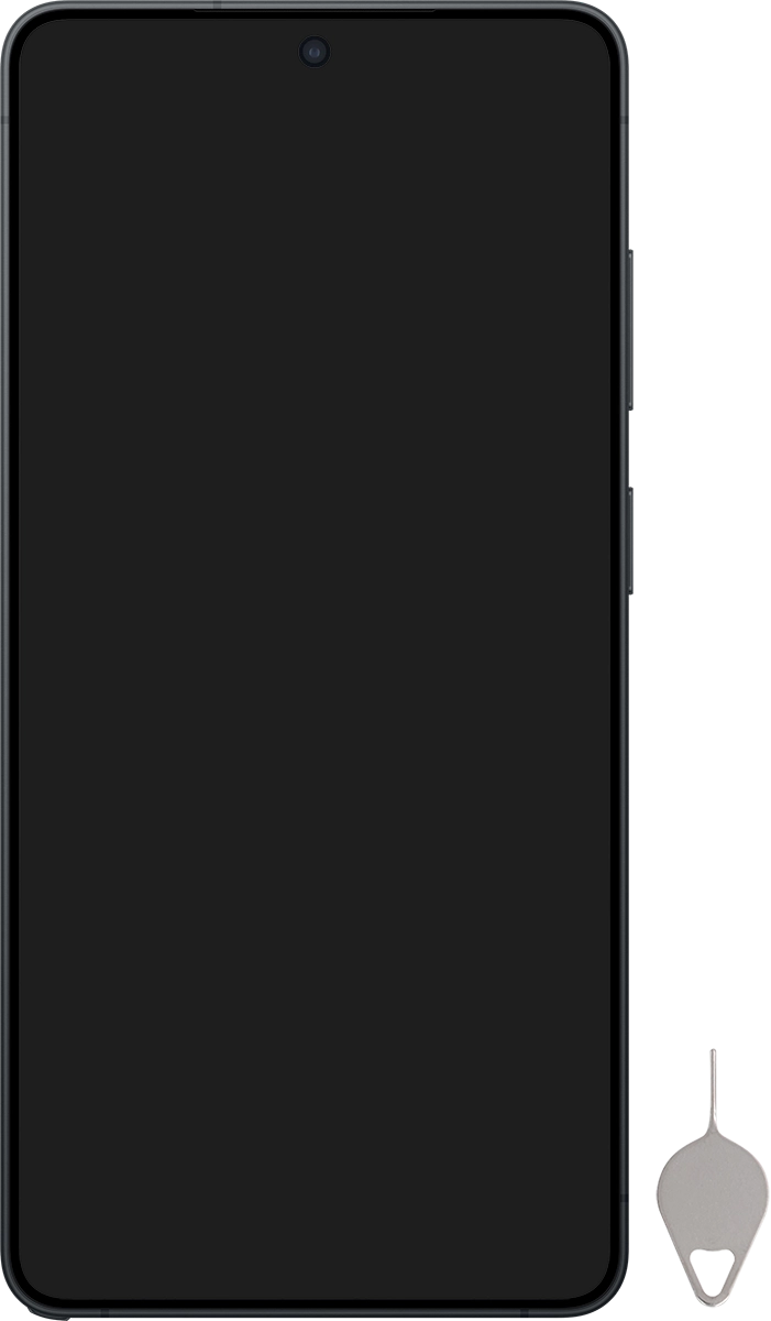 Find the opener for the SIM holder.