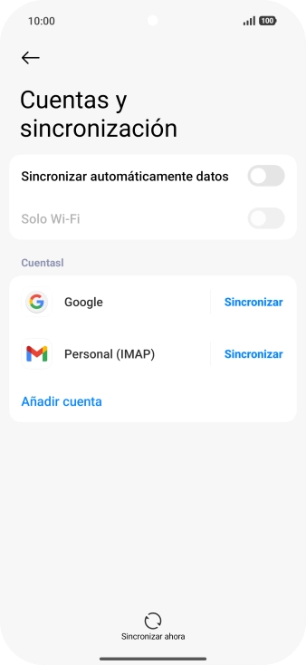 Pulsa el indicador junto a 