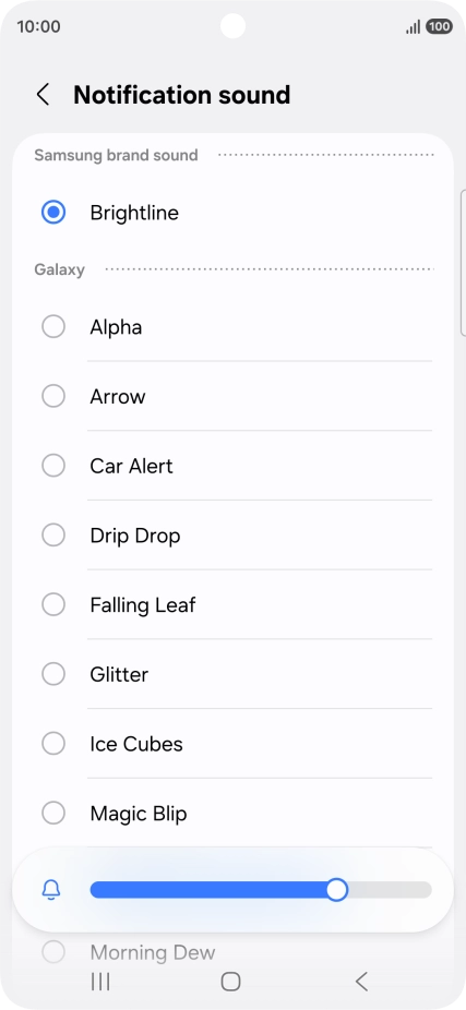 Press the required message tones to hear them.