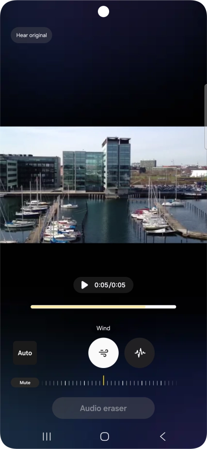 Press the required sound type.