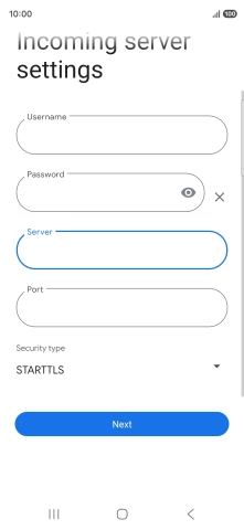 Press the field below 