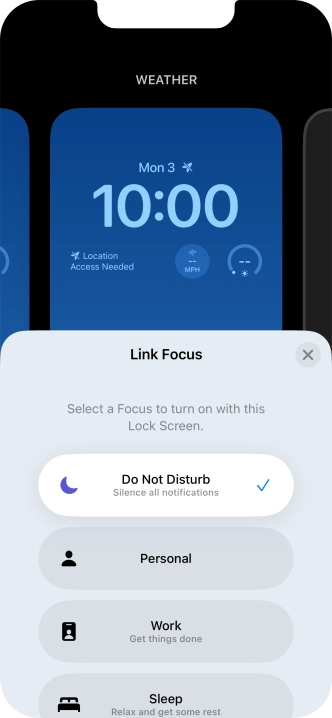 Press the close icon.