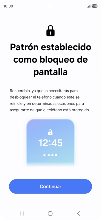 Pulsa Continuar.