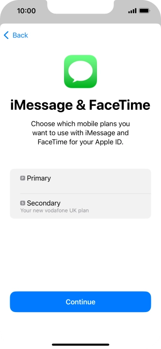 Press the required price plan.