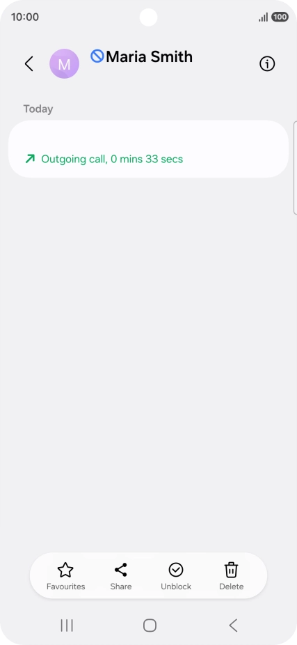 Press the Home key to return to the home screen.