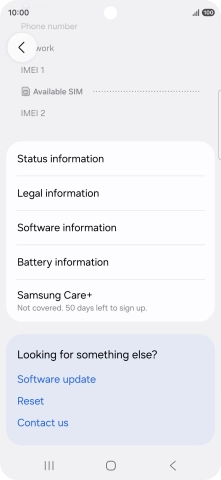 Press Software information.