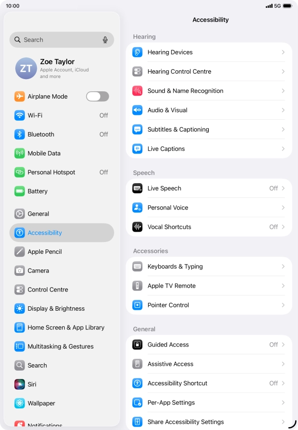 Press the required category below 