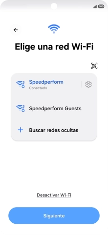 Pulsa Siguiente.
