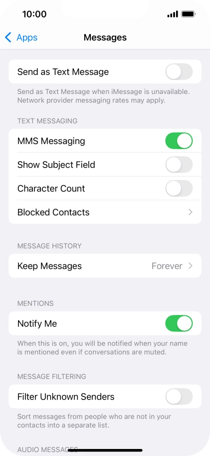 Slide your finger upwards starting from the bottom of the screen to return to the home screen.