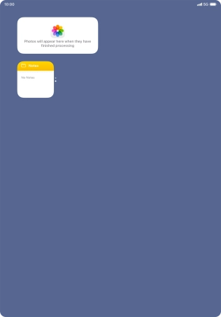 Press and hold the required Widget Stack.