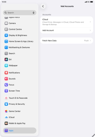 Slide your finger upwards starting from the bottom of the screen to return to the home screen.