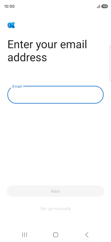 Press the field below 
