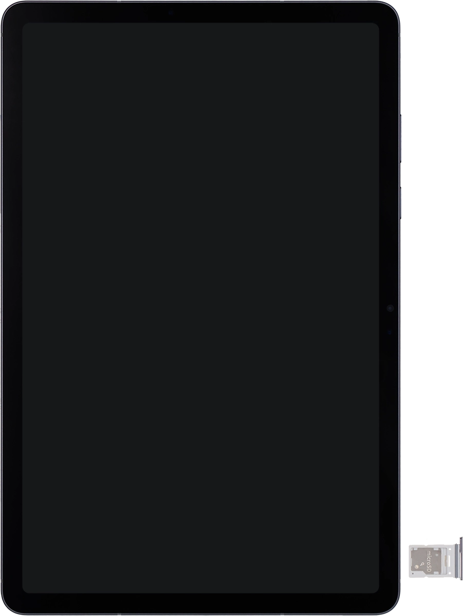 Turn the memory card so the angled corner of the memory card matches the illustration in the memory card holder and place the card in the holder.