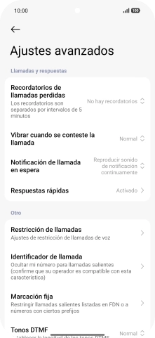 Pulsa Marcación fija.