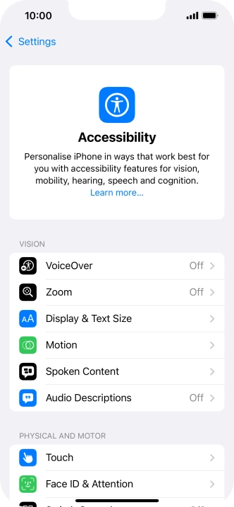 Press the required category below 