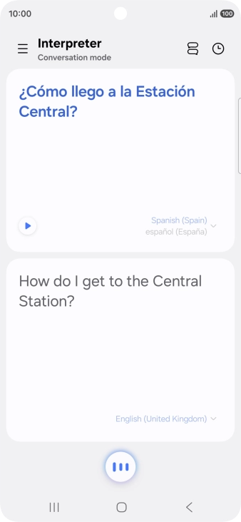 Follow the instructions on the screen to select the required language settings and use the function.