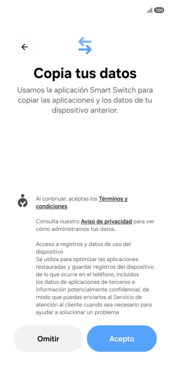 Pulsa Acepto.