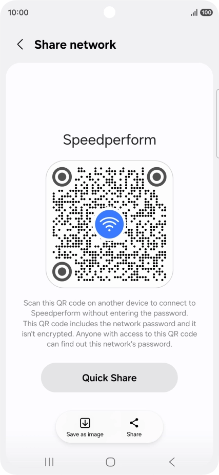 Place the QR code inside the camera frame on the other device to scan the code.