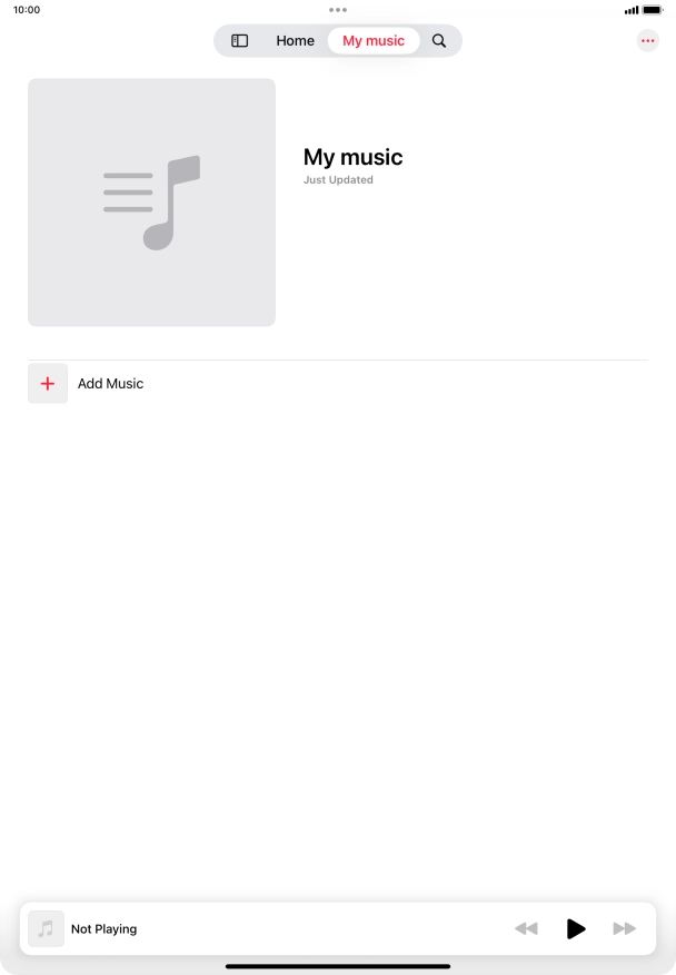Press Add Music.
