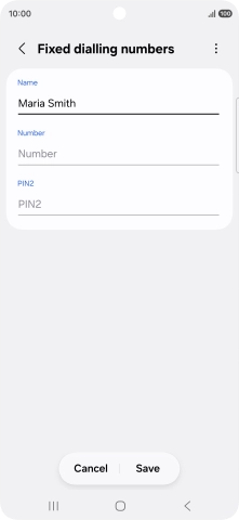 Press Number and key in the required phone number.