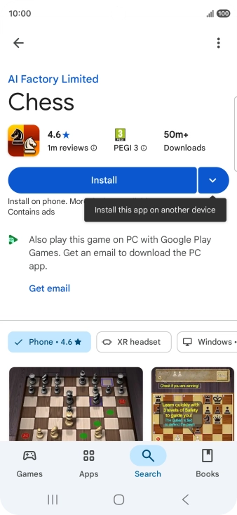 Press the Home key to return to the home screen.