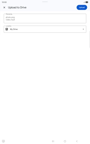 Press the field below 