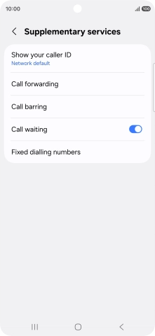 Press Fixed dialling numbers.