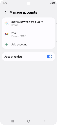 Press the Home key to return to the home screen.