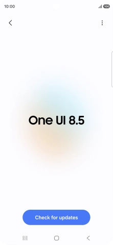 Press Check for updates. If a new software version is available, it's displayed. Follow the instructions on the screen to update the phone software.