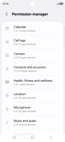 Press the required phone function.